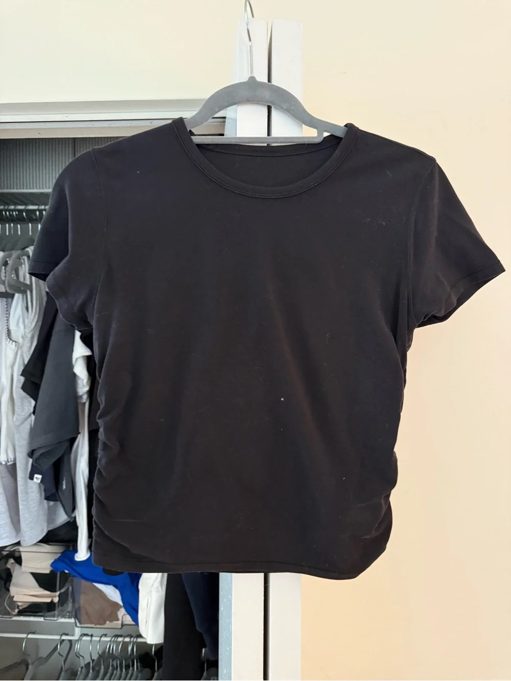 lululemon athletica Black all it takes nulu short sleeve t-shirt
